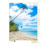 CALVENDO Puzzle Plage de Palm sur Rarotonga (îles Cook) 1000 Pieces 48 x 64 cm from Fabian Junge