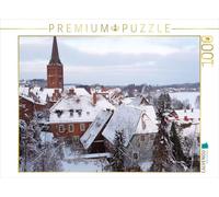 CALVENDO Puzzle Plön im Schnee 1000 Teile Puzzle quer 1000 Pieces 64 x 48 cm from Veronika Rix