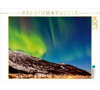 CALVENDO Puzzle Polarlicht über dem Lyngenfjord 1000 Teile Puzzle quer | 1000 Te