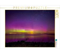 CALVENDO Puzzle Polarlichter über der Kieler Bucht 1000 Teile Puzzle quer | 1000