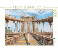 CALVENDO Puzzle Pont de Brooklyn et Ligne d'horizon 1000 Pieces 64 x 48 cm from Fabian Junge