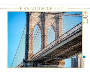 CALVENDO Puzzle Pont de Brooklyn - Pont vers Un Nouveau Monde 1000 Pieces 64 x 48 cm from Peter Roder