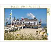 CALVENDO Puzzle Pont de Mer Ahlbeck 1000 Pièces Taille de la Lege 64x48cm Photo Puzzle Image de Siegfried Kuttig