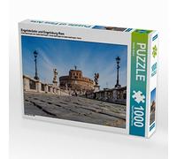 CALVENDO Puzzle Pont des Anges et Château Saint-Ange Rome 1000 Pieces 64 x 48 cm from Gunter Kirsch