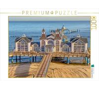CALVENDO Puzzle Pont du lac à Sellin | 1000 pièces Taille de la Ponte 64 x 48 cm Puzzle Photo pour des Heures heureuses