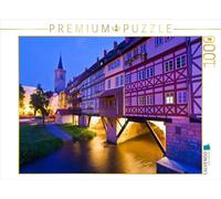 CALVENDO Puzzle Pont Krämer sur la Gera à Erfurt 1000 Pieces 64 x 48 cm from Werner Dieterich