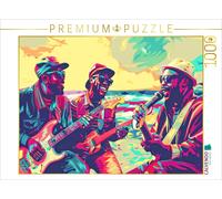 CALVENDO Puzzle Pop art musicians | 1000 pieces, finished size 25.2 × 18.9 in (6