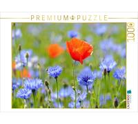 CALVENDO Puzzle Poppies and cornflowers. A landscape in the Havelland region. |