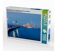 CALVENDO Puzzle Port de Mandraki dans la Ville de Rhodes sur l'île de Rhodes 1000 Pieces 64 x 48 cm from Werner Dieterich