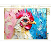 CALVENDO Puzzle Portrait of a noble chicken | 1000 pieces, finished size 25.2 ×
