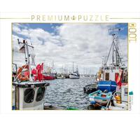 CALVENDO Puzzle Ports de pêche sur la côte de la mer Baltique | 1000 pièces Taille de la Ponte 64 x 48 cm Puzzle Photo pour des Heures heureuses