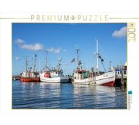 CALVENDO Puzzle Ports de pêche sur la côte de la mer Baltique | 1000 pièces Taille de la Ponte 64 x 48 cm Puzzle Photo pour des Heures heureuses