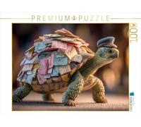 CALVENDO Puzzle Post pour Les Lents - Tortue comme Facteur Animal | 1000 pièces - Taille de la Pose 64 x 48 cm - Puzzle Photo pour des Heures heureuses