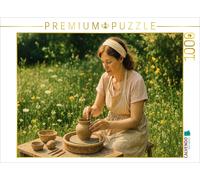 CALVENDO Puzzle Potter's luck in the garden | 1000 pieces, finished size 25.2 ×