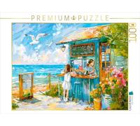 CALVENDO Puzzle pour Enfants et mouettes avec des Petits Pains de Poisson dans la collation | 1000 pièces - Taille de la Pose : 64 x 48 cm - Puzzle Photo pour des Heures heureuses