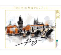 CALVENDO Puzzle Prag | 1000 pieces, finished size 25.2 × 18.9 in (64 × 48 cm) |