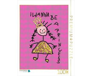 CALVENDO Puzzle Prinzessin 1000 Teile Puzzle Hoch 1000 Pieces 48 x 64 cm from Digital-Art