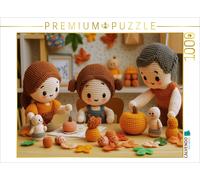 CALVENDO Puzzle Pumpkin carving in the fall light | 1000 pieces, finished size 2