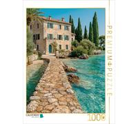 CALVENDO Puzzle Punta San Vigilio - Mediterranean elegance on Lake Garda | 1000