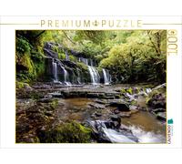 CALVENDO Puzzle Purakaunui Falls - Neuseeland 1000 Teile Puzzle quer | 1000 Teil