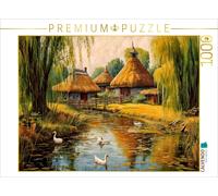 CALVENDO Puzzle Puszta village in the plain | 1000 pieces, finished size 25.2 ×