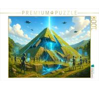 CALVENDO Puzzle Pyramides bosniaques - Vaisseau mère éveil | Taille de la Pose cm Puzzle Photo pour des Heures heureuses