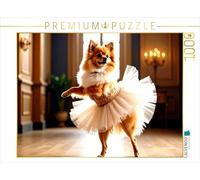 CALVENDO Puzzle Quand Votre Chien découvre la Danse | 1000 pièces de Taille de Ponte 64 x 48 cm Puzzle Photo pour des Heures heureuses