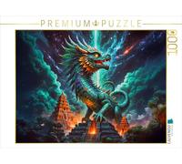 CALVENDO Puzzle Quetzalcoatl, Le Dieu du Serpent à Plumes, 1000 pièces, Taille de la Ponte, 64 x 48 cm, Puzzle Photo pour des Heures heureuses