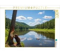 CALVENDO Puzzle Quiet lakes and plenty of work-beavers in their habitat | 1000 p