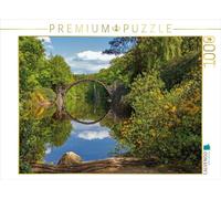 CALVENDO Puzzle Rakotzbrücke im Rhododrendronpark Kromlau 1000 Teile Puzzle quer 1000 Pieces 64 x 48 cm from wkbilder