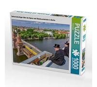 CALVENDO Puzzle Ramonage de la Spree et de l'Oberbaumbrücke à Berlin 1000 Pieces 64 x 48 cm from Joern Dudek