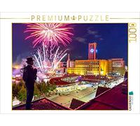 CALVENDO Puzzle Ramoneurs Lors du feu d'artifice à l'Ullsteinhaus et au Tempelhofer Hafen. 1000 Pieces 64 x 48 cm from Joern Dudek