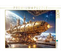 CALVENDO Puzzle Rampe de Lancement sur Une Station Spatiale | 1000 pièces de Taille de la Pose 64 x 48 cm Puzzle Photo pour des Heures heureuses