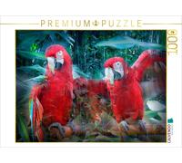 Puzzle CALVENDO Perroquet ara rouge | 1000 pièces, format assemblé 64 × 48 cm |
