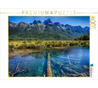 CALVENDO Puzzle Reflets dans Un lac de Montagne Clair 1000 Pieces 64 x 48 cm from Christian Bosse