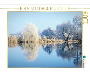 CALVENDO Puzzle Reflet de l'eau sur la Havel. Paysage d'hiver 1000 Pieces 64 x 48 cm from Anja Frost