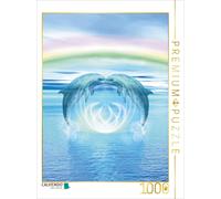 CALVENDO Puzzle Regenbogen Delfine 1000 Teile Puzzle hoch | 1000 pieces, finishe