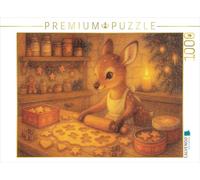 CALVENDO Puzzle Rehlein Backt Magie de Noël | 1000 pièces Taille de la Pose 64 x 48 cm Puzzle Photo pour des Heures heureuses