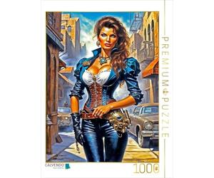 CALVENDO Puzzle Représentation de shérif Steampunk | 1000 pièces de la Taille de la Pose 48 x 64 cm Puzzle Photo pour des Heures heureuses