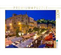 CALVENDO Puzzle Restaurants du Cours Saleya 1000 Pieces 64 x 48 cm from Werner Dieterich