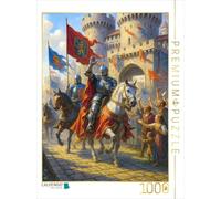 CALVENDO Puzzle Retour des Héros - Réception des Chevaliers | Taille de la Pose cm Puzzle Photo pour des Heures heureuses