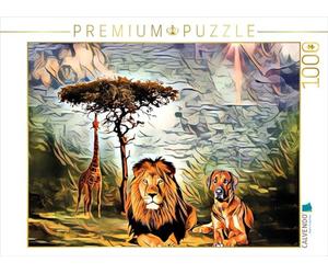 CALVENDO Puzzle Rhodesian Ridgeback Le Chien avec la Goutte de Sang de Lion 1000 Pieces 64 x 48 cm from Dagmar Behrens