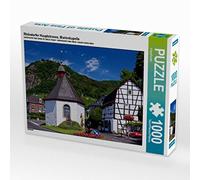 CALVENDO Puzzle Rhöndorfer Hauptstrasse, Chapelle Marienkapelle 1000 pièces, Taille de la Ponte, 64 x 48 cm, Photo Puzzle Image par U boeTtchEr