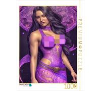 CALVENDO Puzzle Rhonda trägt ein Modell mit aparten Ausschnitten. | 1000 Teile L