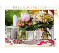CALVENDO Puzzle Roses paysannes comme décoration de Table 1000 Pieces 64 x 48 cm from Verena Scholze