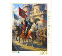 CALVENDO Puzzle Rückkehr der Helden - Empfang der Ritter | 1000 Teile Lege-Größe