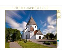 CALVENDO Puzzle Rundkirche Olsker 1000 Teile Puzzle quer 1000 Pieces 64 x 48 cm from Henryk Schwarzer