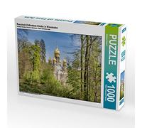 CALVENDO Puzzle Russisch-Orthodoxe Kirche in Wiesbaden 1000 Teile Puzzle quer 1000 Pieces 64 x 48 cm from Dietmar Scherf
