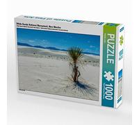 CALVENDO Puzzle Sables Blancs Monument National Nouveau-Mexique 1000 Pièces Taille de la Lege 64 x 48 cm Photo Puzzle Image par Patrick Leitz