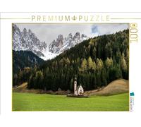 CALVENDO Puzzle San Giovanni dans l'église de Ranui, Dolomites | 1000 pièces Taille de la Pose 64 x 48 cm Puzzle Photo pour des Heures heureuses